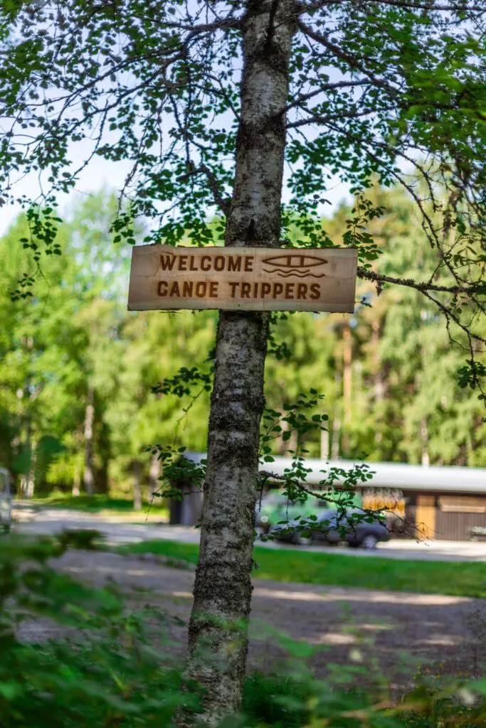 Bienvenue à la randonnée en canoë !