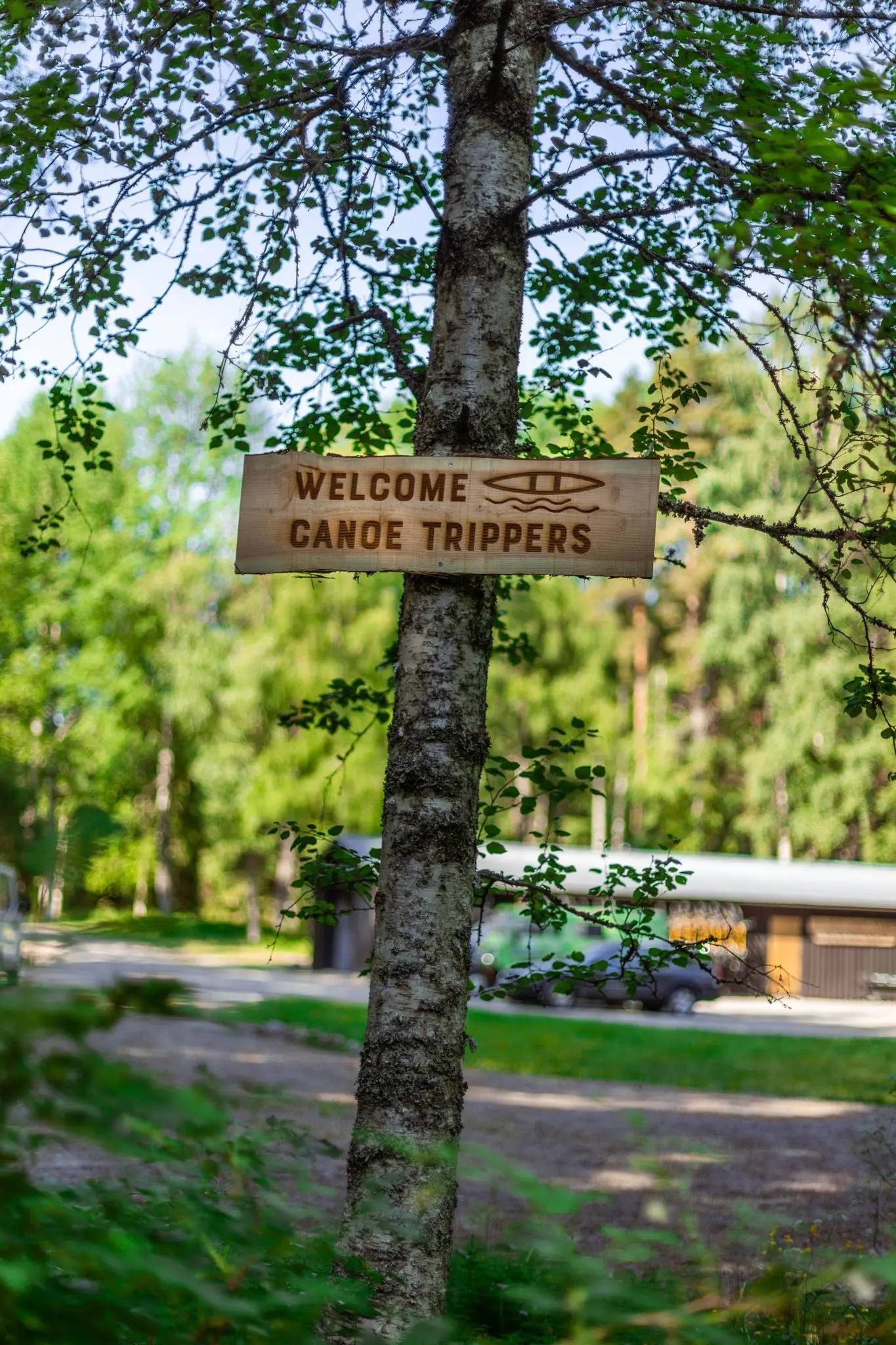 Bienvenue à la randonnée en canoë !