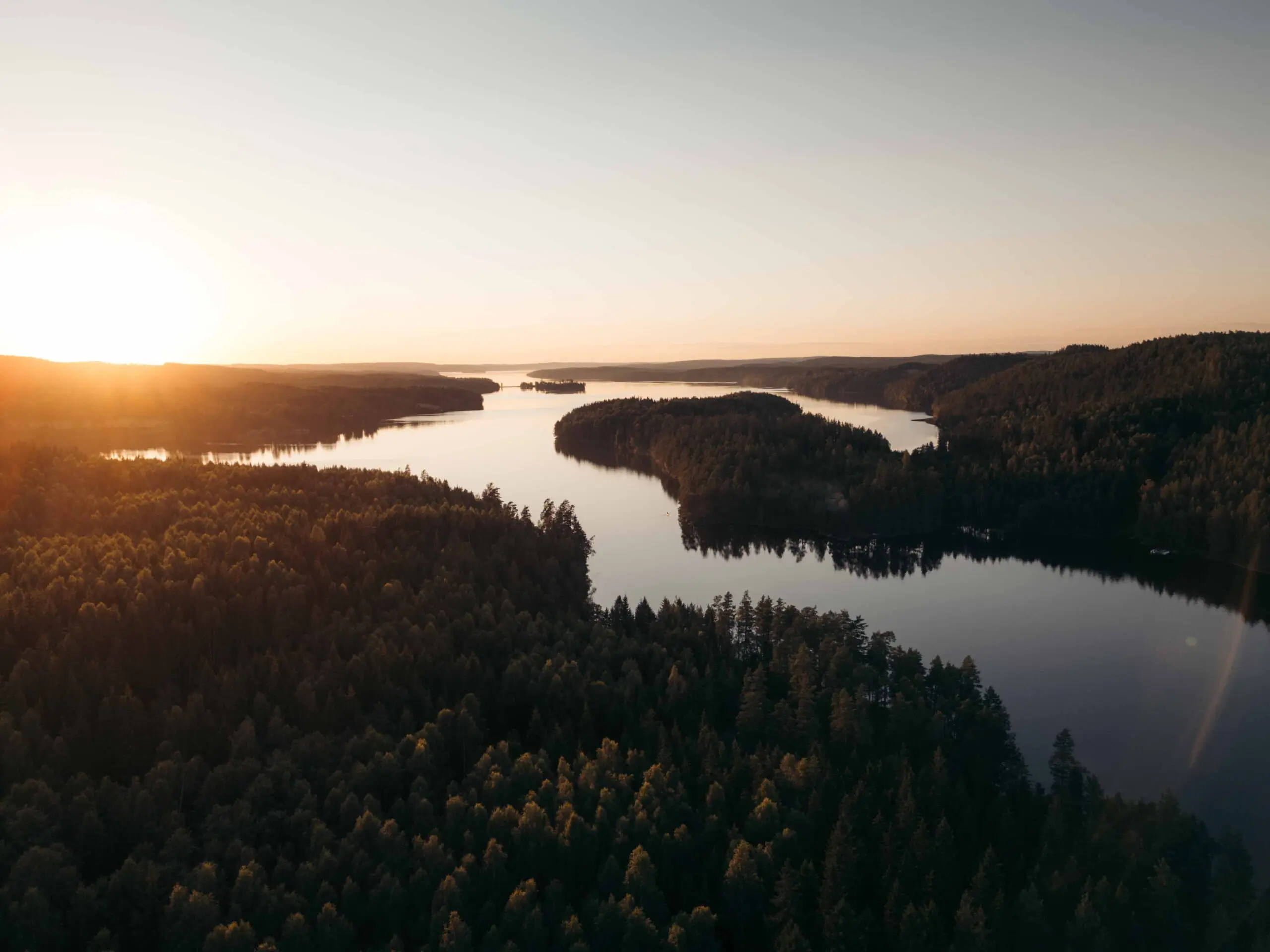 Lac en Värmland, Suède