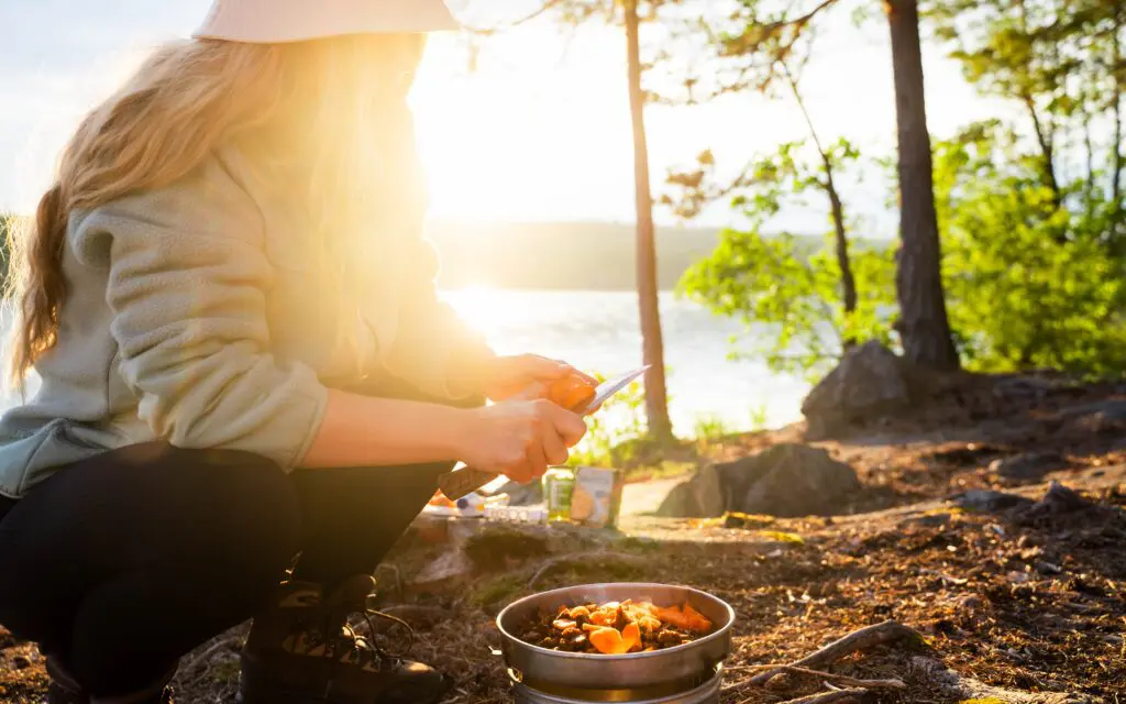 cuisiner en pleine nature