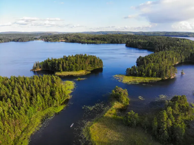 drone image Suède