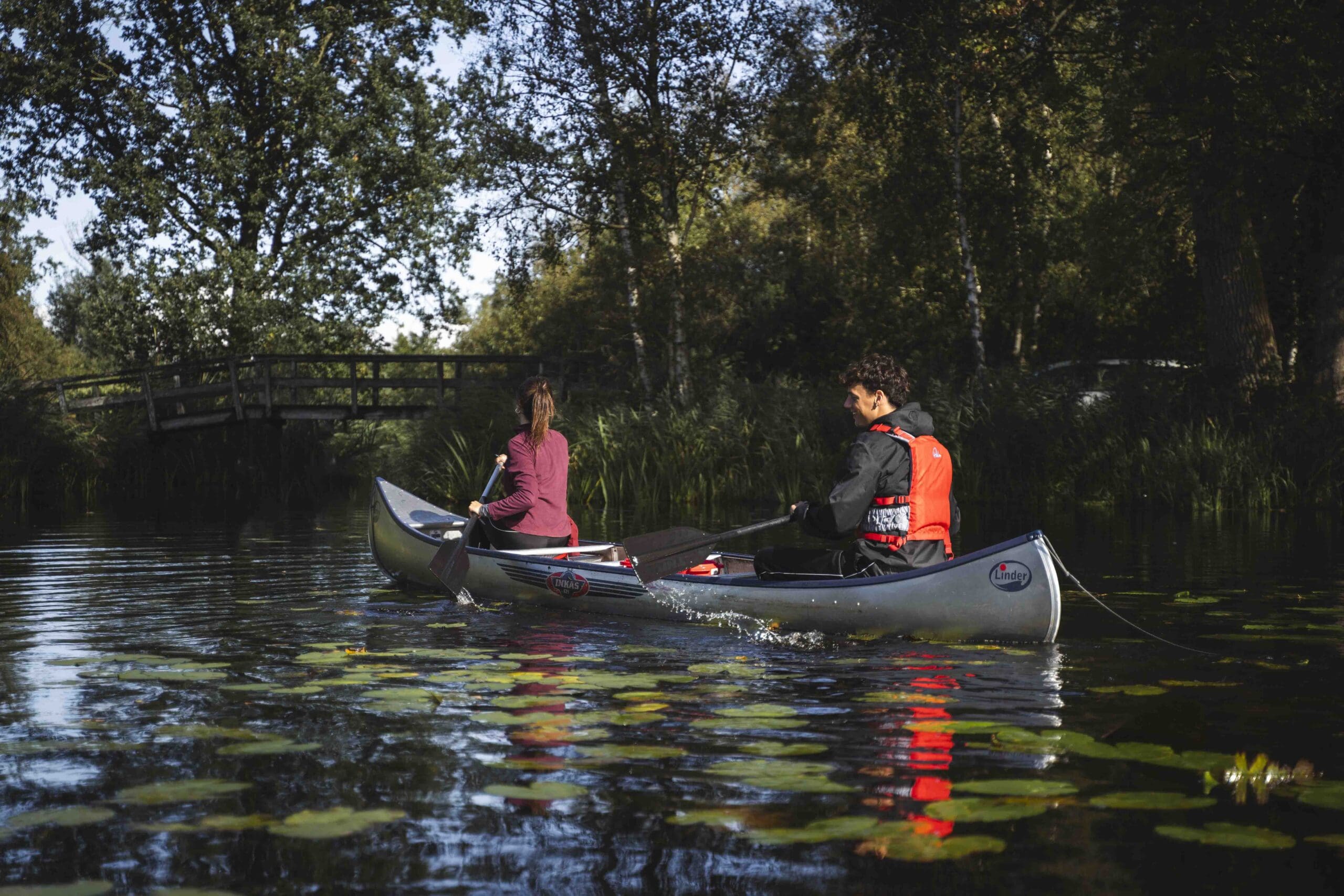 canoë en Frise